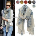 fashion Totem female Korean version of the new chiffon and cotton scarf shawl clothing leopard